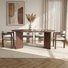 Skye Decor Essgruppe Sablin Modern Set, (Set, 7-tlg, 1 Tish, 6 Stühle), Japandi Set bestehend aus 6 Stühl und 1 Tish Modernes Esszimmer Set Bild 3