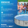 Bestway 'Steel Pro MAX™ Solo' Pool, ohne Zubehör, rund, Steinwand-Optik (Cremegrau), Ø 549 x 122 cm Bild 5