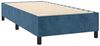 vidaXL Boxspringbett mit Matratze Dunkelblau 80x200 cm Samt 3132829 Bild 4