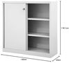 Bisley ECO Schiebetürenschrank ECO 645 lichtgrau - 52,620 kg Bild 3