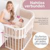 Babybay 'Original' Beistellbett Buche seidenmatt weiß Bild 2