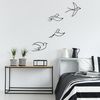dekoratives Wandaccessoire aus Metall, 'Hope', Schwarz Bild 4