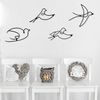 dekoratives Wandaccessoire aus Metall, 'Hope', Schwarz Bild 1