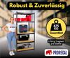 PROREGAL Schwerlastregal TAURUS für Gesamtlast 875kg Maße: 180 x 90 x 60 Schwarz, Garagenregal Kellerregal Werkstattregal Lagerregal Steckregal Bild 3