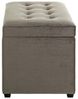 HAKU Möbel Sitztruhe, MDF, anthrazit, T 39 x B 58 x H 42 cm Bild 5