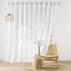 Douceur d'intérieur Gardine Breite Gardine mit Ösen, Leinenoptik, HALTONA, 400 x 240 cm, modern Bild 3