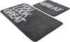 Badteppich Set (2-teilig) grau Design You Look Great Bild 3