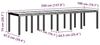 vidaXL Garten Essgruppe 15 pcs Braun Polt Rattan 3378637 Bild 3