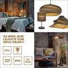 LEDVANCE Decor Karton Pendelleuchte quadratisch E27 Braun Bild 5