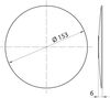 EMCO Pure Klebespiegel Rund (Ø 153 mm) 5-fach Vergrößerung fürs Badezimmer in Chrom - Spiegel, Maße: 40 X 50 Cm Bild 3