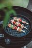 Riess Grillschale gelocht und rund, Emaille schwarz, 32 cm Bild 2