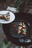 Riess Grillschale gelocht und rund, Emaille schwarz, 32 cm Bild 3