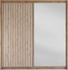 Kleiderschrank Lylkun 203 (Farbe: Wotan Eiche / Wotan Eiche + Weiß) Bild 1