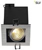 SLV KADUX 1 GU10 Downlight, eckig, alu brushed, max. 50W - Downlights Bild 2
