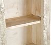 Hängeschrank Holz Mango natur 48x70x24 cm massivum Patina Badschrank Wandschrank Landhausstil Gäste-WC Medizinschrank schmal Bild 5