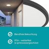 Eglo LED Deckenleuchte Minerario schwarz weiß Ø 30 cm warmweiß IP54 Bild 5