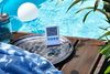 Steinbach Solarleuchte mit Funkthermometer blau Bild 3