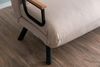 Dmora Schlafsofa 2-Sitzer Merak 133x78 cm Beige Box Bild 4