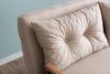 Dmora Schlafsofa 2-Sitzer Merak 133x78 cm Beige Box Bild 5