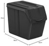 Keden Mülltrennsystem ISWB20S3-S411*, Mülltrennungsbehälter Set 3x20L Recycling Bild 3