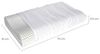 Talamo Talamo Italia Set mit 4 Kissen für das Bett, 100% Made in Italy, Orthozervikales Kissen mit abnehmbarem Bezug aus perforiertem Memory-Schaum, hypoallergen und atmungsaktiv, 70x41xh11,5 cm Bild 2