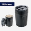 TROIKA Thermobecher ESPRESSO DOPPIO 160 ml – doppelwandiger Mini Coffee to go Becher, Edelstahl, BPA-freier Kunststoff, schwappsicher & nachhaltig Bild 2