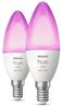 Philips Hue LED Lampe E14 2er Set 470lm White Color Amb. EEK G Bild 2