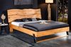 riess-ambiente Holzbett AMAZONAS 180x200cm natur / schwarz - Baumkante, Wildeiche, Massivholz (Einzelartikel, 1-tlg), Kingsize-Doppelbett -ideal f. Schlafzimmer, Gästezimmer & Jugendzimmer Bild 2