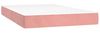 vidaXL Boxspringbett mit Matratze Rosa 120x200 cm Samt 3142898 Bild 5