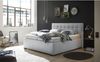Stella Trading ARTOS 6 Boxbett 180x200 mit Bettkasten, Silber - Bequemes Doppelbett mit Kaltschaum Topper - 203 x 123 x 213 cm (B/H/T), (56-U22-89x) Bild 2