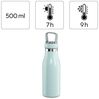 Xavax Trinkflasche, 500 ml, Drehverschluss, auslaufsicher, kohlensäurefest, Blau Bild 2
