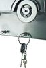 HAKU Möbel Wandgarderobe - chrom dunkel - H. 20cm x B. 35cm - HAKU-32825 Bild 3