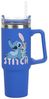 Paladone Disney Stitch-Thermobecher mit Strohhalm, 900 ml, blau, offiziell lizenzierter Becher mit Griff für Eistee oder Kaffee, Popkulturartikel für Fans Bild 4