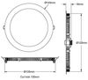 Deko Light LED Panel 8 Einbaustrahler weiß-matt 140lm 3000K >80 Ra 120° Modern Bild 2