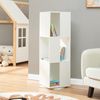 Drehbares Bücherregal Fjelmarirg 109x34x34 cm Weiß [en. casa] Bild 3