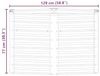 vidaXL Garten-Hochbeet Braun 129 x 129 x 77 cm Verzinkter Stahl 45721 Bild 4