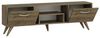 Hanah Home Stylish Walnut TV Stand, 150 x 41.6 x 29.6 cm | 100% Melamine Coated Particle Board | Ample Storage & Shelves for Modern Living Rooms Bild 4