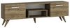 Hanah Home Stylish Walnut TV Stand, 150 x 41.6 x 29.6 cm | 100% Melamine Coated Particle Board | Ample Storage & Shelves for Modern Living Rooms Bild 3