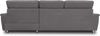 DOMO Collection Ecksofa Franzi, Couch in L-Form, Sofa, Eckcouch mit Rückenfunktion Polsterecke, Dunkelgrau, 279 x 162 x 81 cm Bild 4
