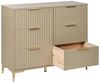 Kommode mit 6 Schubladen WALCOTT 89 cm Beige Bild 4