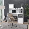 Schreibtisch Alwin Weiß 115 x 55 cm mit 2 Türen Vicco Bild 2