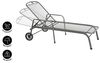 MWH Rollliege Savoy Stahlgestell Liege Gartenliege Sonnenliege Bild 5