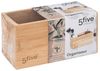 5five Aufbewahrungsbox, Aufbewahrungsfach, Bambus, 18 x 9 x 9,5 cm Bild 2