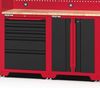 Feistos Werkstatteinrichtung "Juno 23", schwarz/rot, 264 x 46 x 198 cm (B x T x H),1 Hochschrank Bild 5