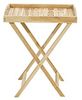 Tabletttisch - Eco-Teak Natur - 60 x 74 x 45 cm (BxHxT) Bild 4