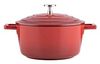 Kelomat Schmortopf Keramika Red mit Deckel Ø20 cm 2,7 Liter Induktion Bild 3