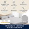 Soft Wonder-Edition Spannbettlaken 140-160x200 cm Mikrofaser Hellgrau Bild 2