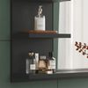 Badspiegelschrank Wilbur Anthrazit 78 x 50 cm mit Regalen Vicco Bild 4