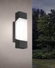 Eglo 97222 LED Outdoor Wandleuchte GORZANO anthrazit satiniert L:8cm H:29cm T:10,5cm IP44 Bild 3
