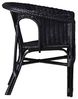 MiaMöbel Rattanstuhl 'Mina' schwarz Rattan Landhaus Bild 5